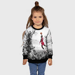 Свитшот детский Michael Jordan NBA, цвет: 3D-черный — фото 2