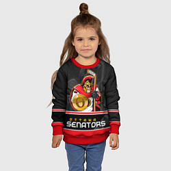 Свитшот детский Ottawa Senators, цвет: 3D-красный — фото 2