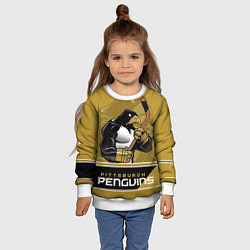 Свитшот детский Pittsburgh Penguins, цвет: 3D-белый — фото 2