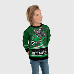 Свитшот детский Dallas Stars, цвет: 3D-черный — фото 2