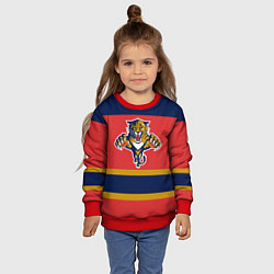 Свитшот детский Florida Panthers, цвет: 3D-красный — фото 2