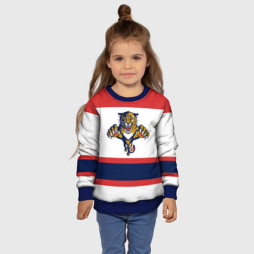 Детский свитшот Florida Panthers / 3D-Синий – фото 4