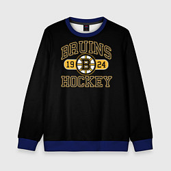 Свитшот детский Boston Bruins: Est.1924, цвет: 3D-синий