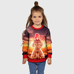 Свитшот детский Fairy Tail, цвет: 3D-красный — фото 2