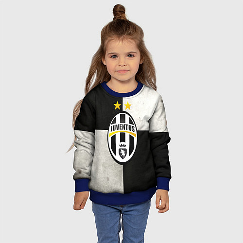 Детский свитшот Juventus FC / 3D-Синий – фото 4