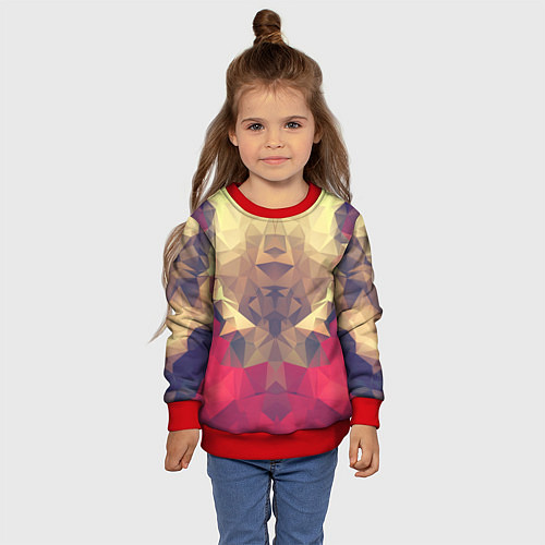 Детский свитшот Grazy Poly VPPDGryphon / 3D-Красный – фото 4