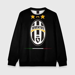 Свитшот детский Juventus: 3 stars, цвет: 3D-черный