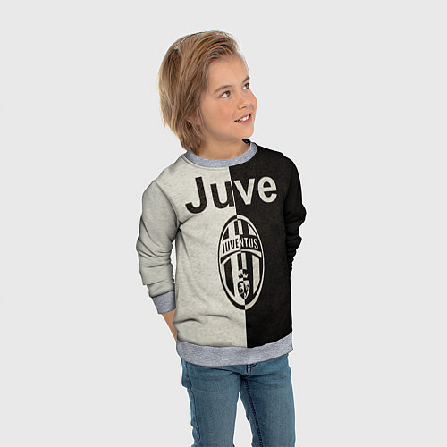 Детский свитшот Juventus6 / 3D-Меланж – фото 3