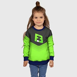 Свитшот детский FlipSid3 Uniform, цвет: 3D-синий — фото 2