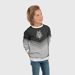 Свитшот детский G2 Esports Uniform, цвет: 3D-белый — фото 2