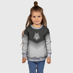 Свитшот детский G2 Esports Uniform, цвет: 3D-меланж — фото 2