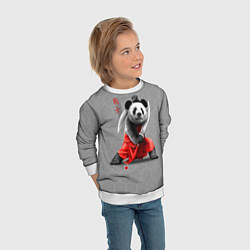 Свитшот детский Master Panda, цвет: 3D-белый — фото 2