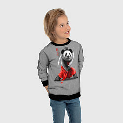 Свитшот детский Master Panda, цвет: 3D-черный — фото 2