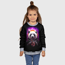 Свитшот детский Panda Cosmonaut, цвет: 3D-меланж — фото 2