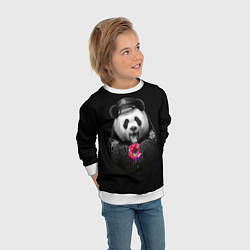 Свитшот детский Donut Panda, цвет: 3D-белый — фото 2