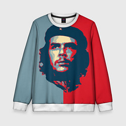 Свитшот детский Che Guevara, цвет: 3D-белый