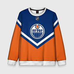 Свитшот детский NHL: Edmonton Oilers, цвет: 3D-белый