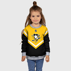 Свитшот детский NHL: Pittsburgh Penguins, цвет: 3D-меланж — фото 2