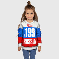 Свитшот детский Russia: from 199, цвет: 3D-белый — фото 2