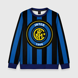 Свитшот детский Inter FC 1908, цвет: 3D-синий