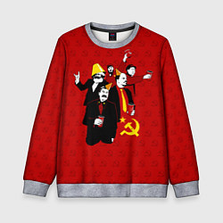 Свитшот детский Communist Party, цвет: 3D-меланж