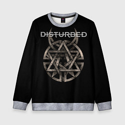 Свитшот детский Disturbed Logo, цвет: 3D-меланж