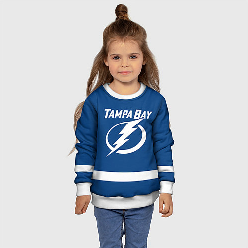 Детский свитшот Tampa Bay: Vasilevskiy / 3D-Белый – фото 4