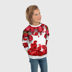 Свитшот детский Сильные чуства, цвет: 3D-белый — фото 2