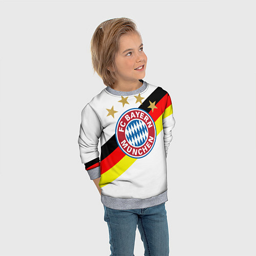 Детский свитшот FC Bayern: Germany / 3D-Меланж – фото 3