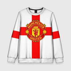 Свитшот детский Manchester Utd: England, цвет: 3D-белый