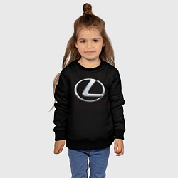 Свитшот детский Lexus, цвет: 3D-черный — фото 2