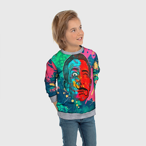 Детский свитшот Dali Art / 3D-Меланж – фото 3