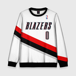 Свитшот детский Portland Trail Blazers 0, цвет: 3D-черный