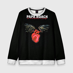 Детский свитшот Paparoach: Angel heart