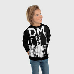 Свитшот детский Depeche mode: black, цвет: 3D-черный — фото 2