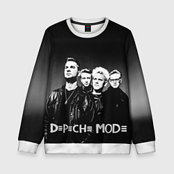 Свитшот детский Depeche Mode: mono, цвет: 3D-белый