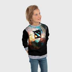 Свитшот детский Dota 25, цвет: 3D-меланж — фото 2