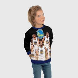Свитшот детский Golden State Warriors 5, цвет: 3D-синий — фото 2