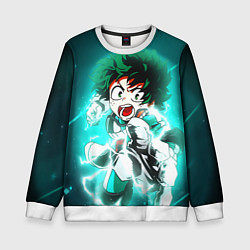 Свитшот детский Моя геройская академия, цвет: 3D-белый