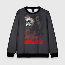 Свитшот детский Metal Gear Solid, цвет: 3D-черный