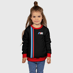 Свитшот детский BMW BLACK COLLECTION БМВ, цвет: 3D-красный — фото 2