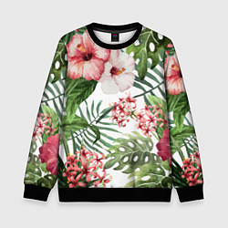 Свитшот детский Таинственный остров, цвет: 3D-черный