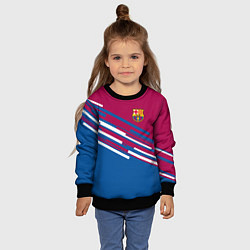 Свитшот детский Barcelona FC: Sport Line 2018, цвет: 3D-черный — фото 2