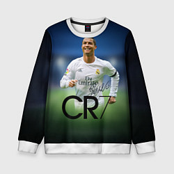 Свитшот детский CR7, цвет: 3D-белый