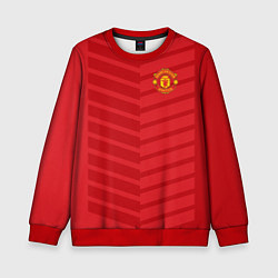 Свитшот детский FC Manchester United: Reverse, цвет: 3D-красный