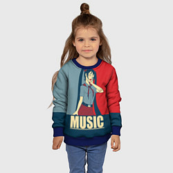 Свитшот детский Everlasting Summer, цвет: 3D-синий — фото 2