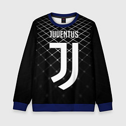 Свитшот детский FC Juventus: Black Lines, цвет: 3D-синий