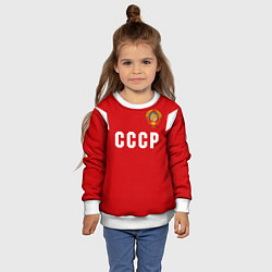 Свитшот детский Сборная СССР 1988, цвет: 3D-белый — фото 2