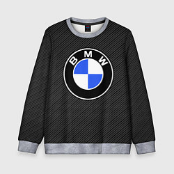 Свитшот детский BMW CARBON БМВ КАРБОН, цвет: 3D-меланж