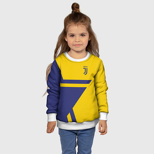 Детский свитшот FC Juventus: Star / 3D-Белый – фото 4